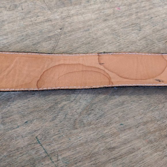 Hand made snake viper belt with fangs - Picture 3 of 5